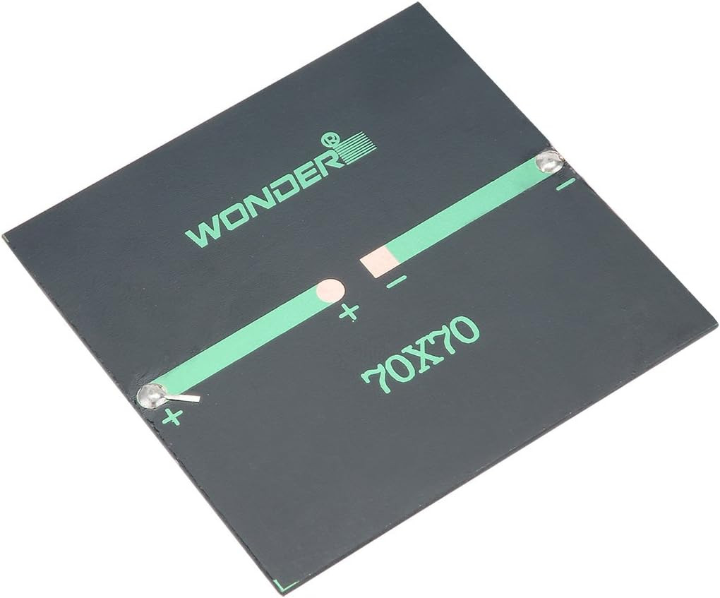 5Pcs 3V 100Ma Poly Mini Solar Cell Panel Module DIY for Light Toys Charger 70Mm