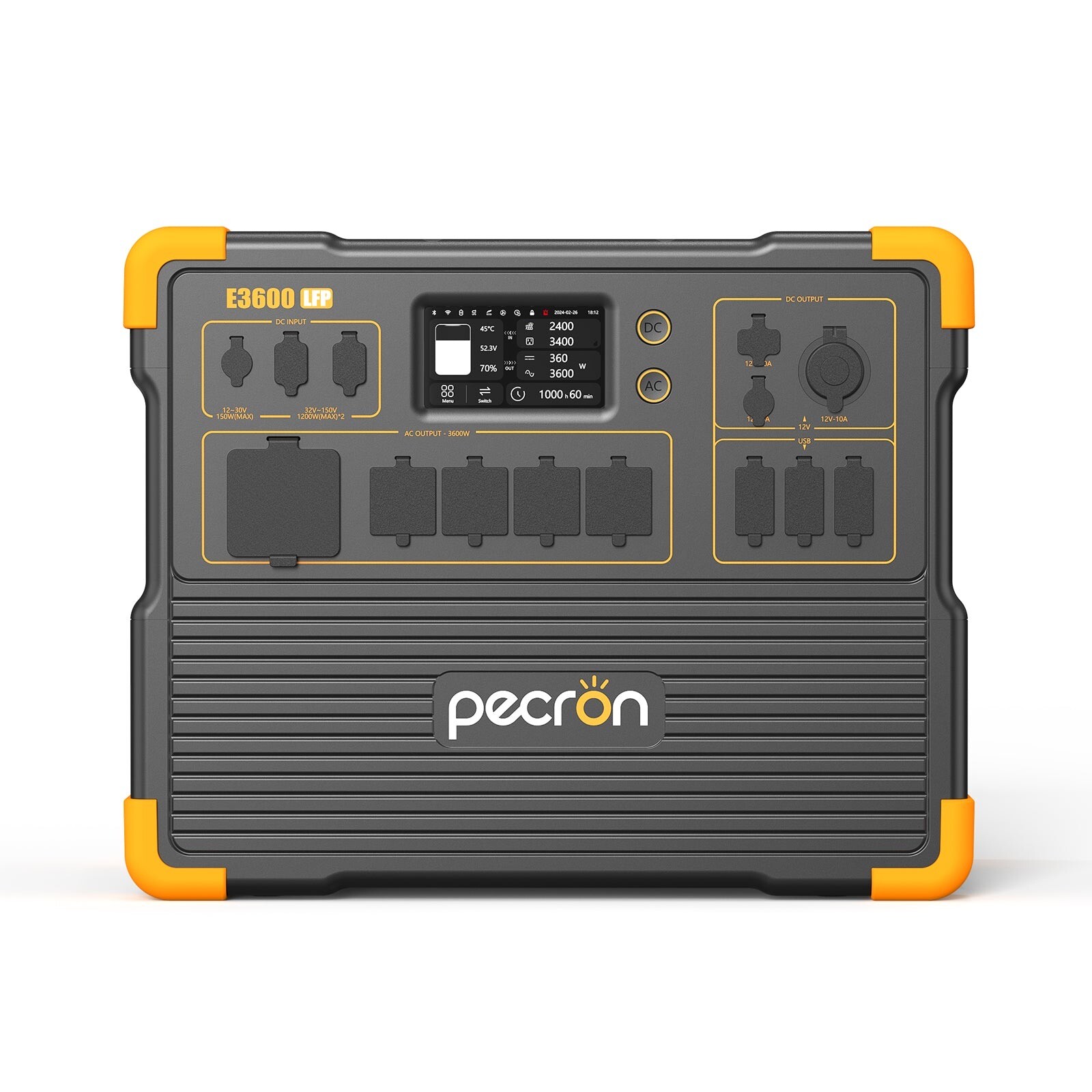pecron e3600lfp Portable Power Station 3072Wh 3600W Home Backup Generator