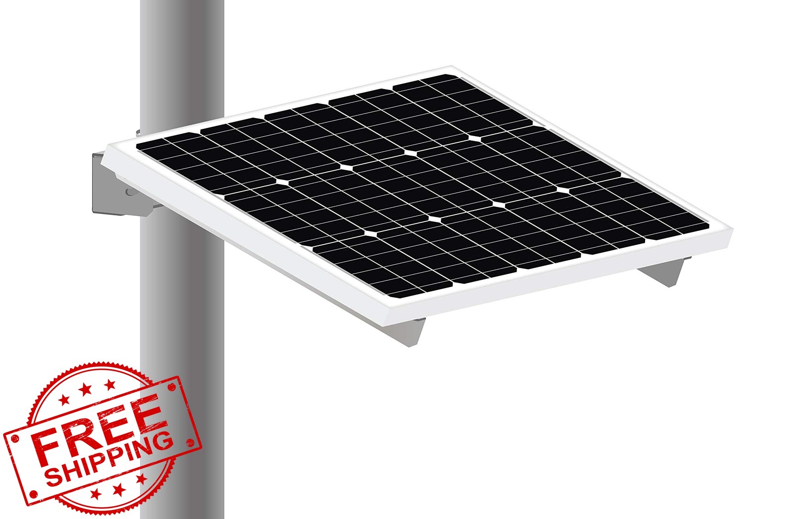 Newpowa Solar Panel Mount Up to 60W 23.23 Inch Width