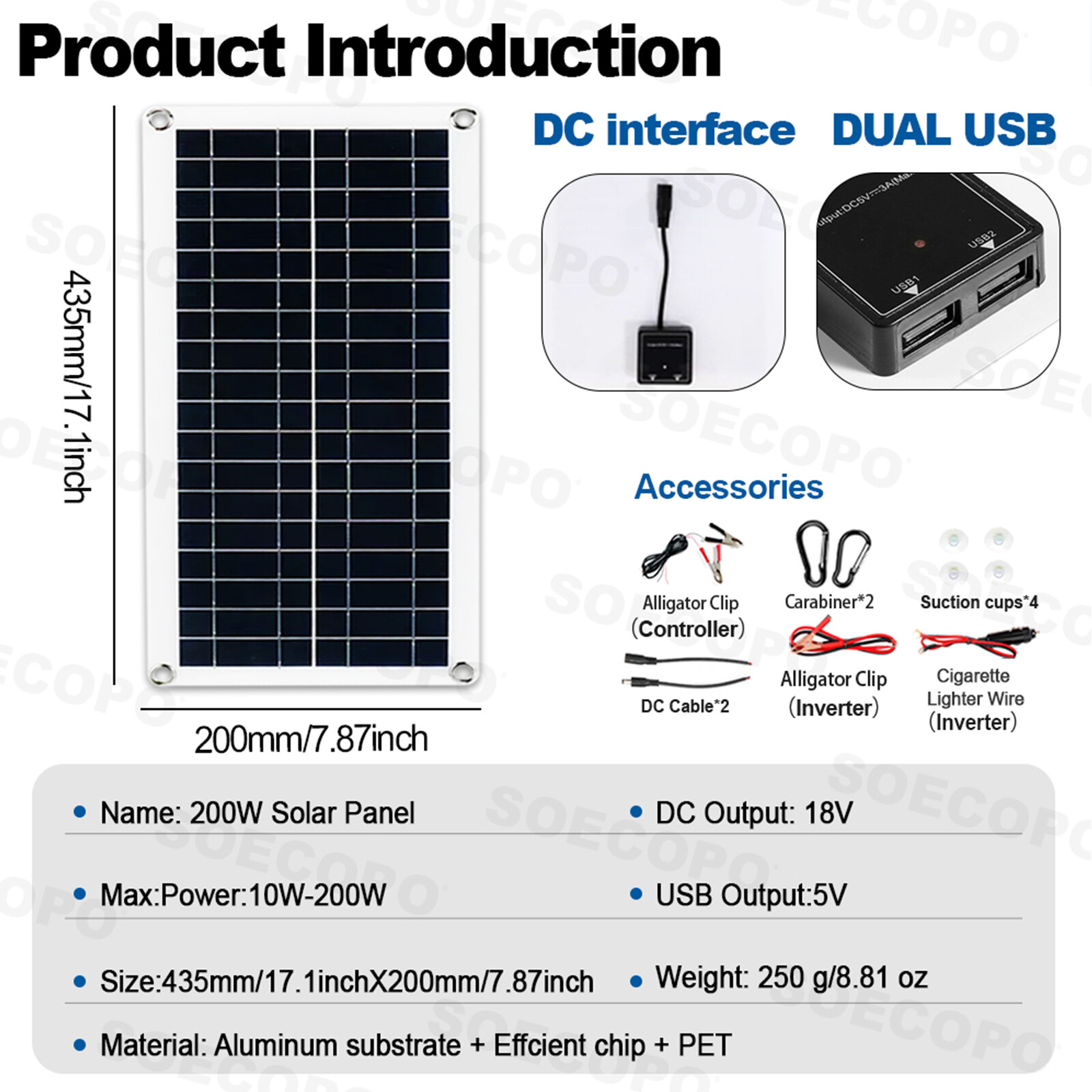 6000W 100A 110V Solar Panel Kit Complete Solar Power Generator Home Grid Syste26