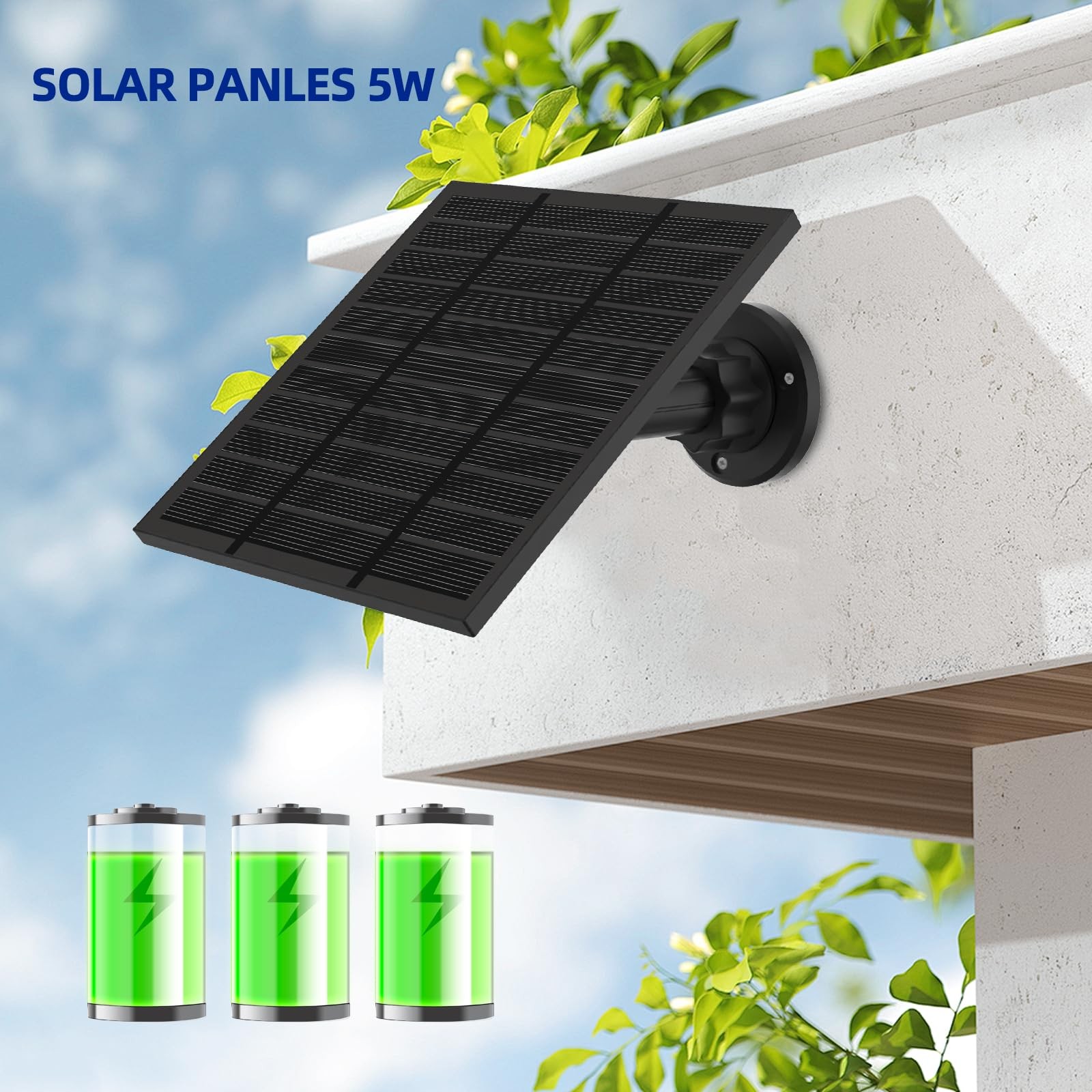 for Ring Solar Panel Outdoor Cam Plus,Stick Up Cam Pro, Outdoor Cam (Stick Up…