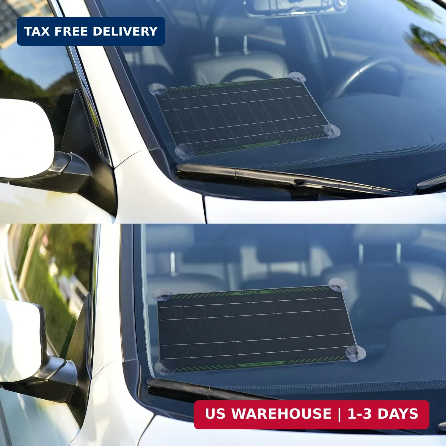 Topsolar 10 Watt 12 Volt Solar Trickle Charger 10W 12V Solar Panel Car Battery C
