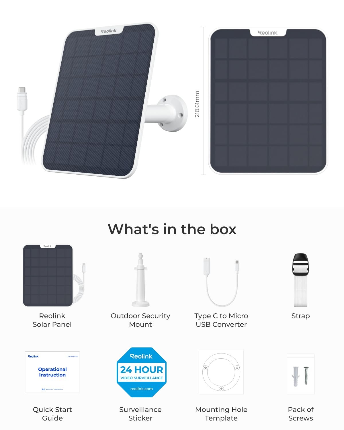 6W Solar Panel White, Non-Stop Solar Power Supply for All Wireless Battery , …