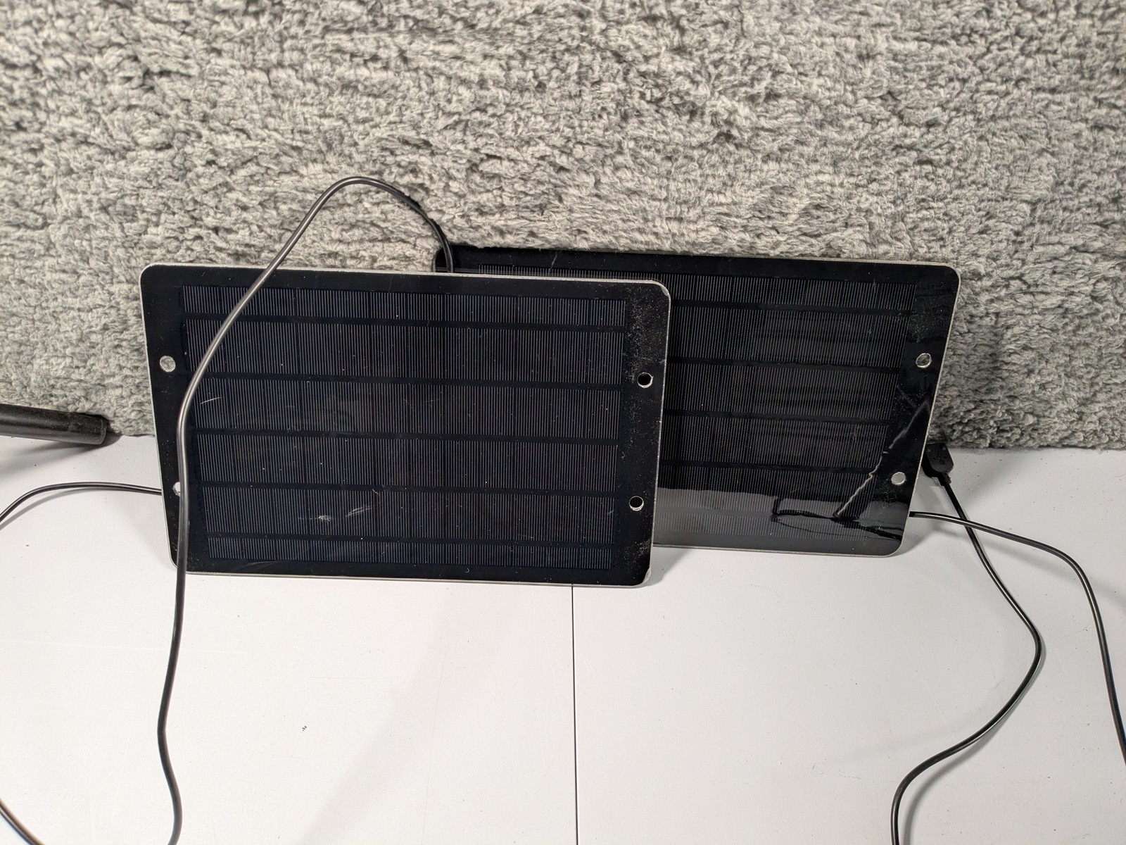 Lot (2) 5W 6V Small Solar Panels USB Charger Power Bank Charging Plates