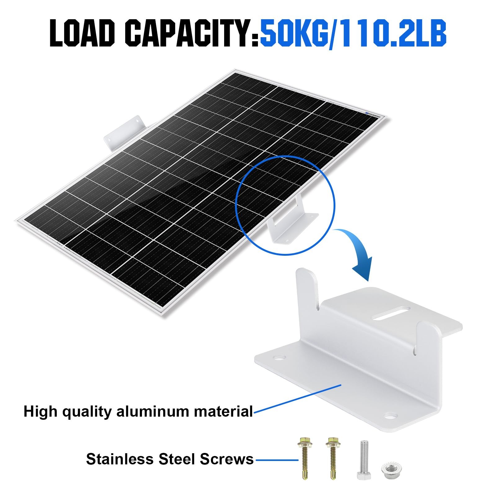 ECO-WORTHY 16 Units Solar Panel Mounting Brackets,Z Bracket Sets Lightweight …
