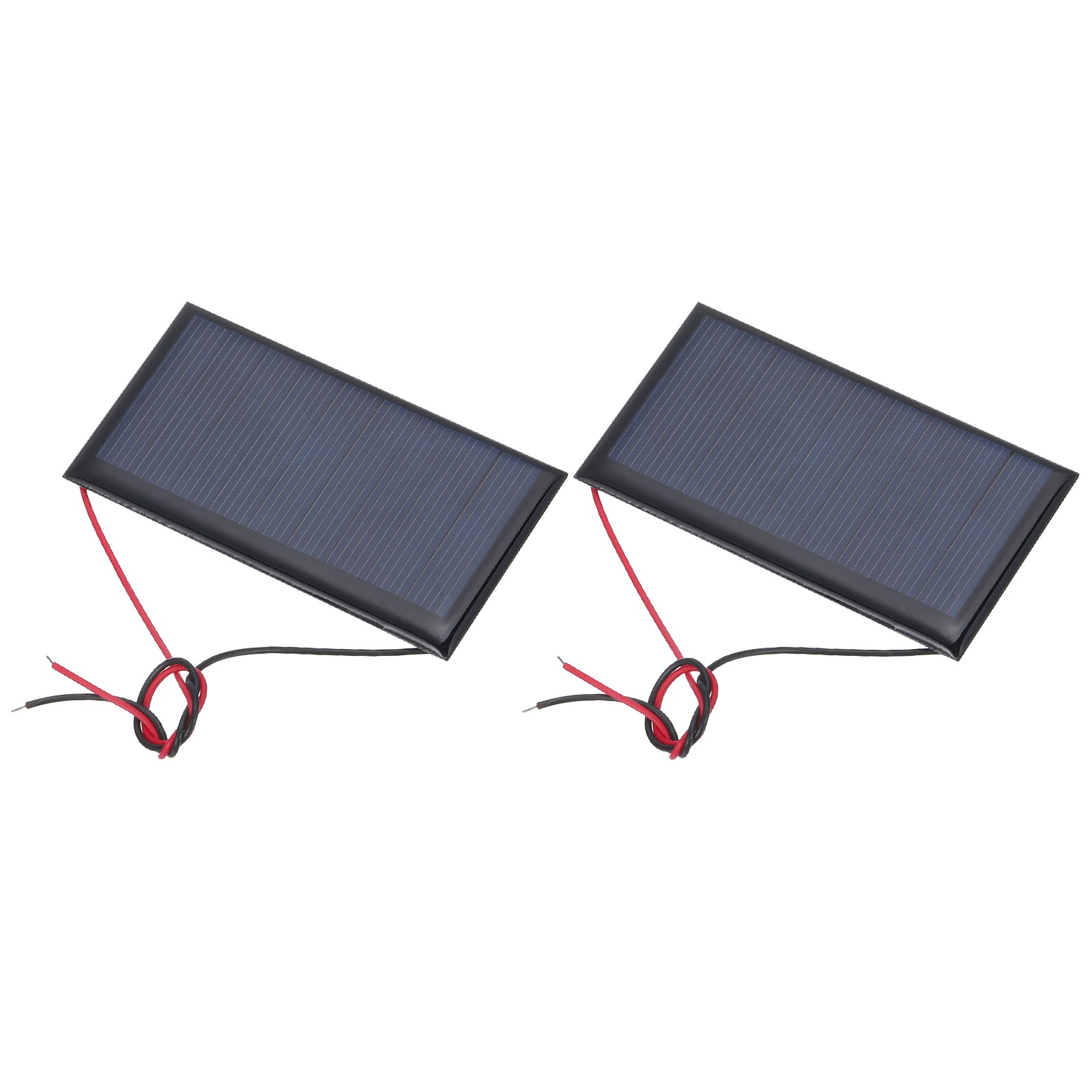2 Pcs 4.5V 0.36W 80mA Mini Solar Panels with 2 Cable 77.5mm x 40.5mm