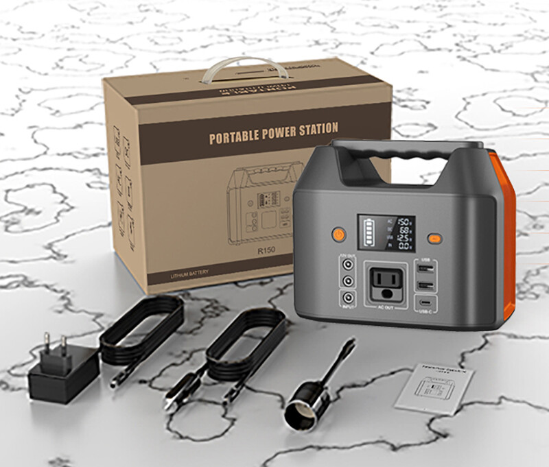 150W AC Portable Power Station Battery Charger Camping Road Trip Solar Generator