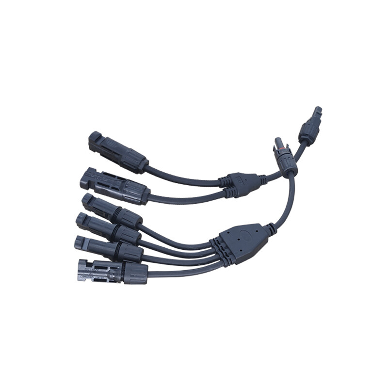 Solar Panel Connectors IP67 Waterproof Y/T Type / Straight Photovoltaic Plug