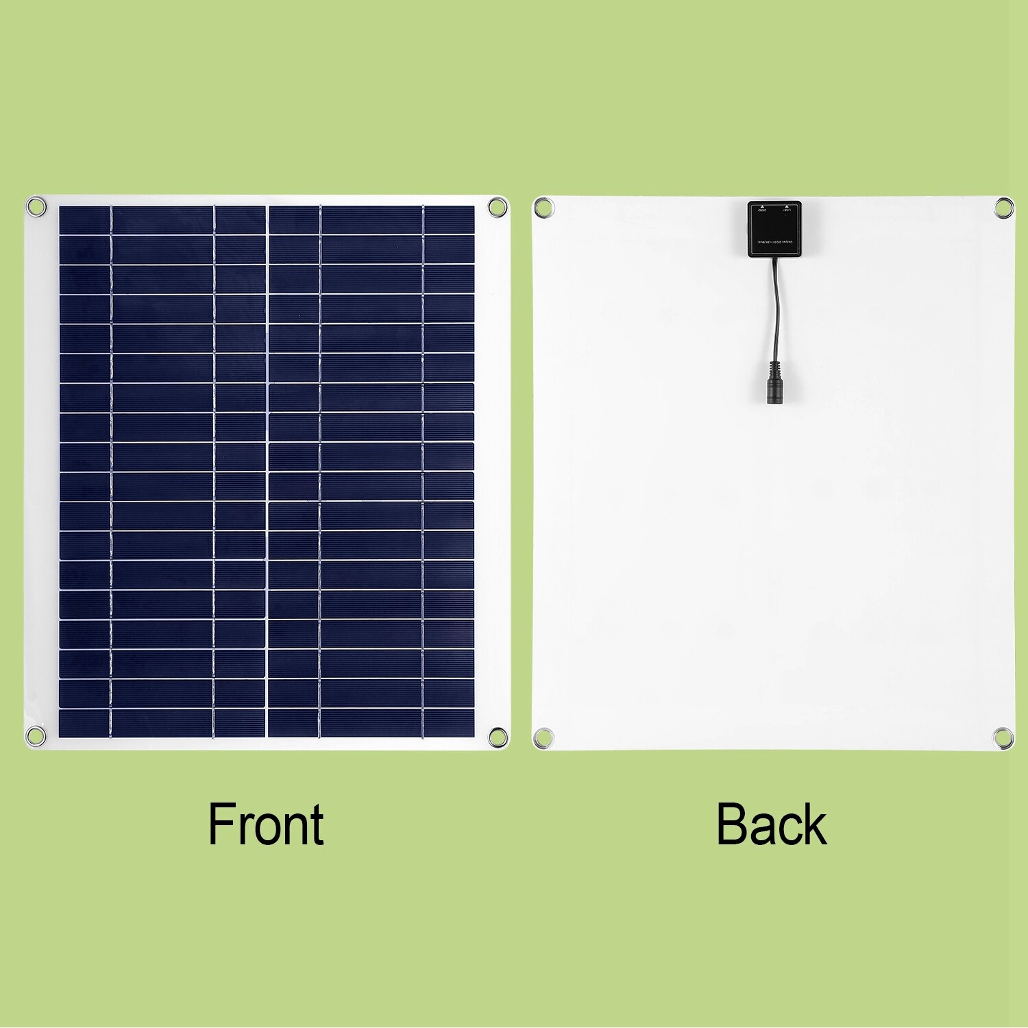 25W Solar Panel Kit 12V Battery Charger w/ Controller Waterproof for RV Car Boat