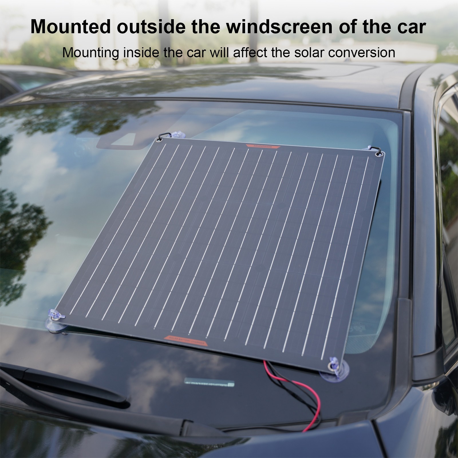 MHPOWOS 10W 20W 30W 50W Mono IP67 Solar Battery Charger 12V Waterproof for Boat