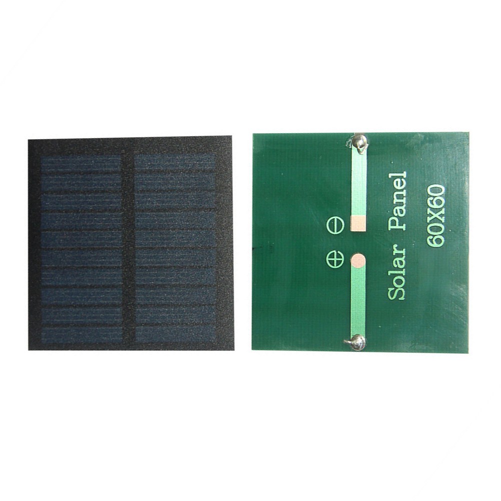 0.45W 5V Polycrystalline Solar Panel 60x60mm PET Laminated for Small Projects