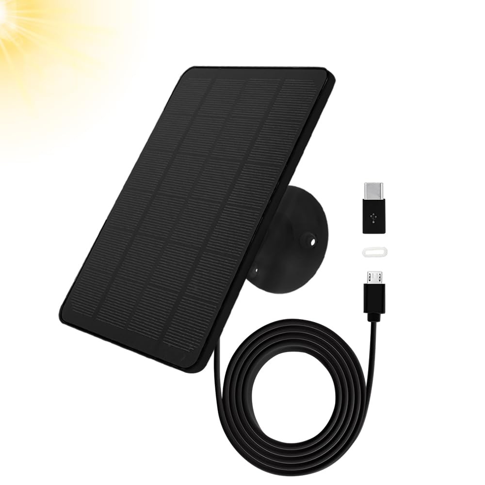 Panel solar para cámara compatible con WYZE Battery Cam Pro Wireless Outdoor,4 W