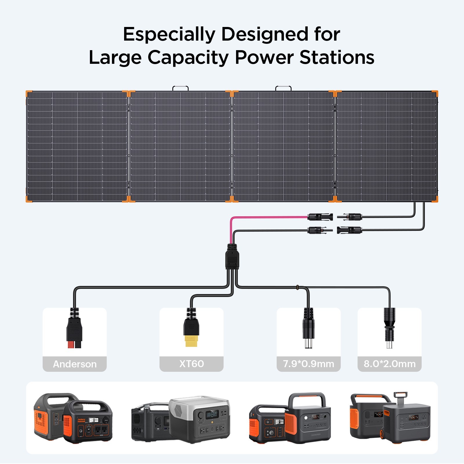 ZOUPW 450W Solar Panel N-Type 16BB 25% High Efficiency for Power Station RV