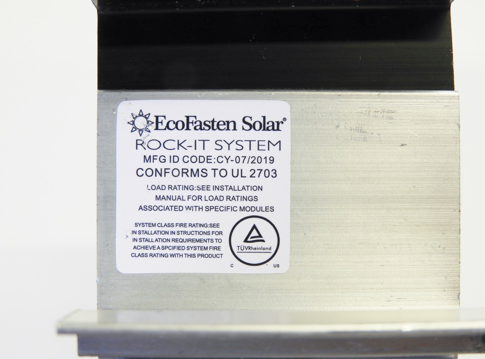 (10 pc) EcoFasten Solar Rock-It V3 Mount Black