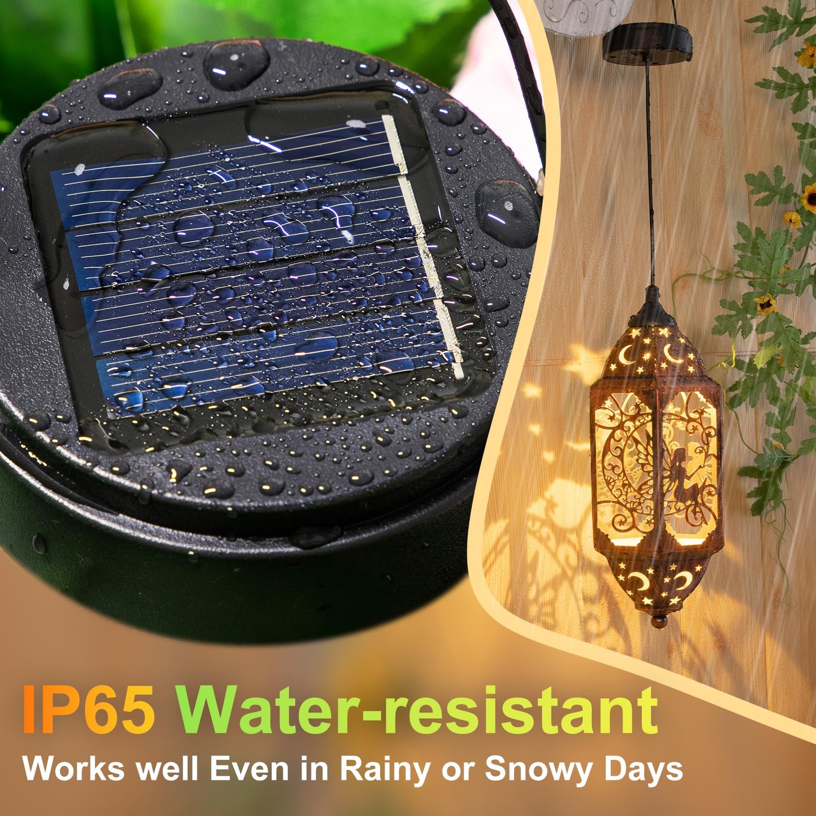AA 600Mah Solar Light Replacement Top Parts for Solar Outdoor Lantern, Waterp…