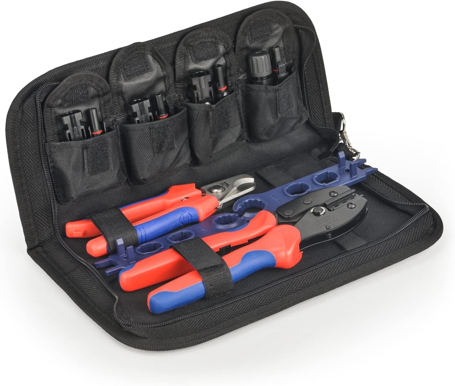 Complete Solar Crimping Tool Kit – Oxford Bag – Connectors – Cable Cutter