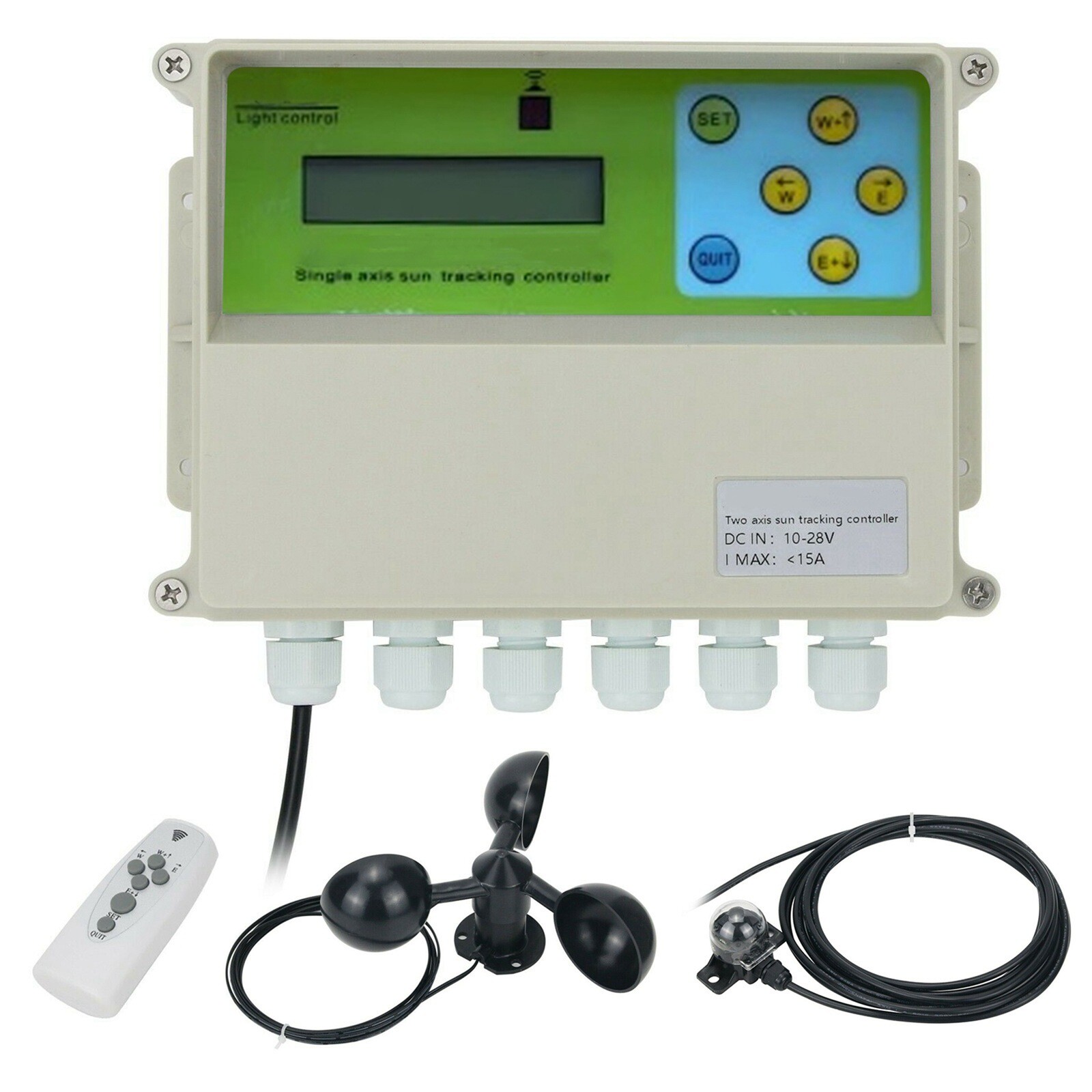 LCD Single Axis Automatic Solar Tracking Remote Control Solar Tracker Controller