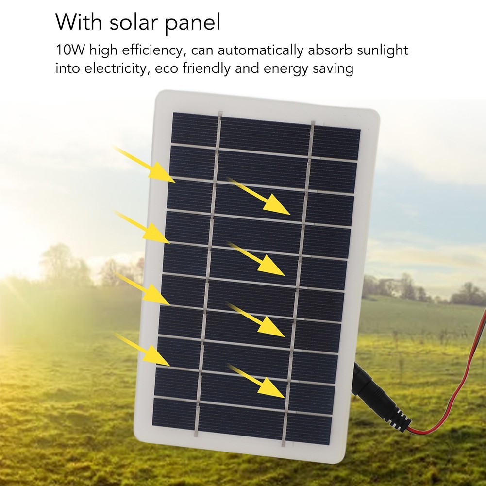Air Circulation V Weatherproof ABS Solar Power Black Solar Power Fan W V