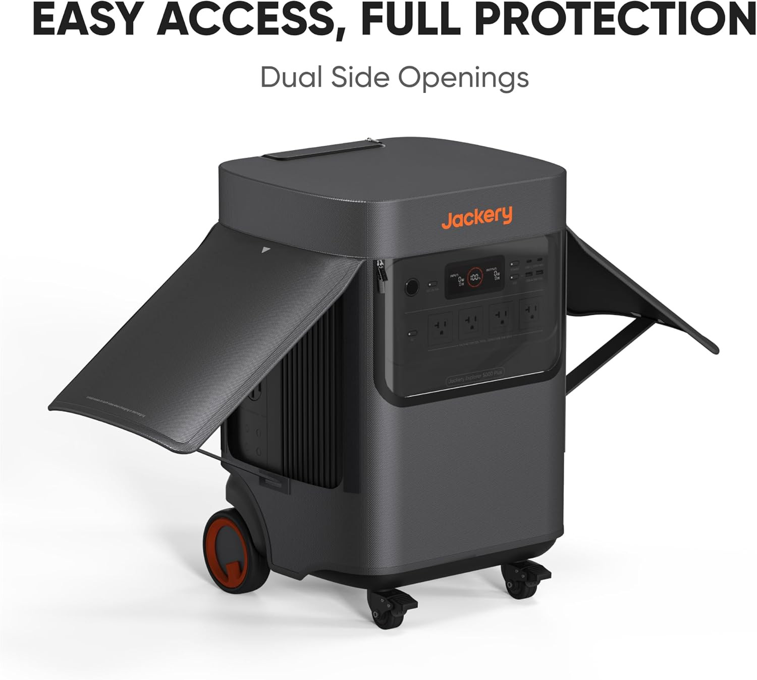 Jackery Solar Generator 5000 plus Protective Cover, Water Resistant and Dust Pro
