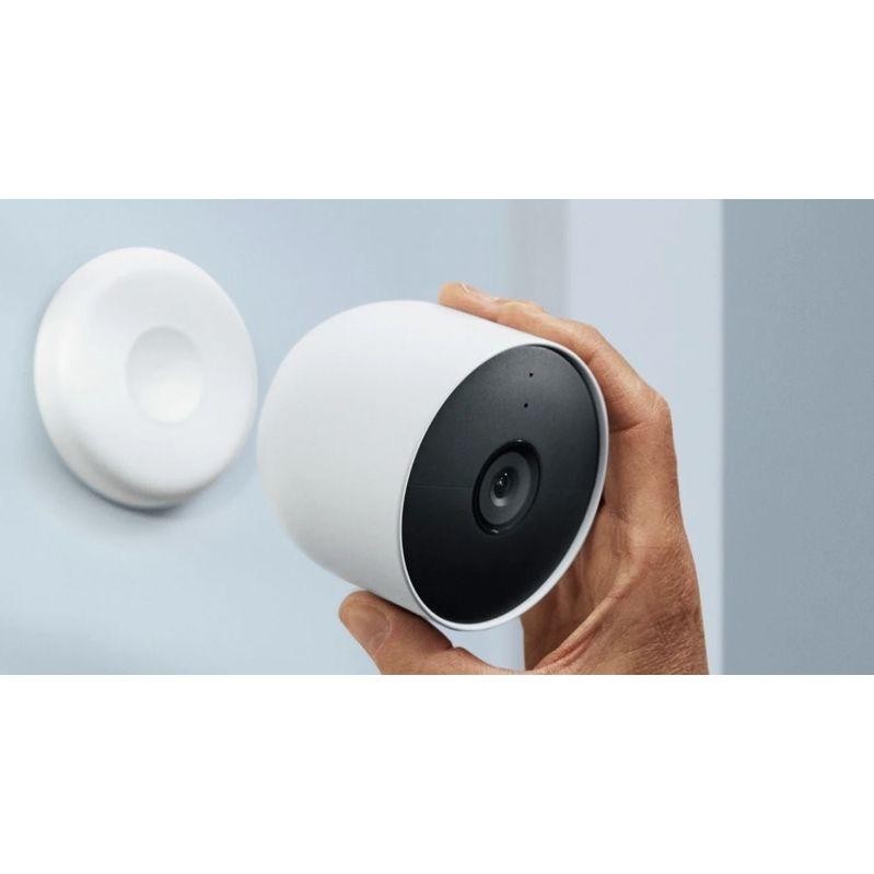 Google Nest Cam (battery) with Solar Panel Bundle (White, 2 Pack)