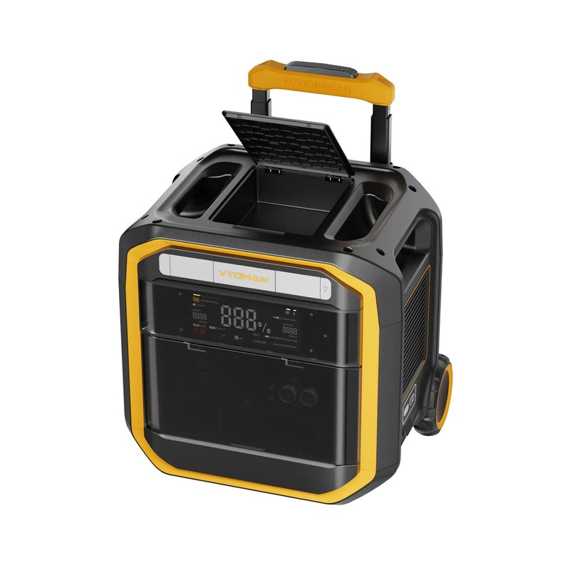 VTOMAN FlashSpeed Pro 3600 Portable Power Station, 3096Wh LFP Battery Solar