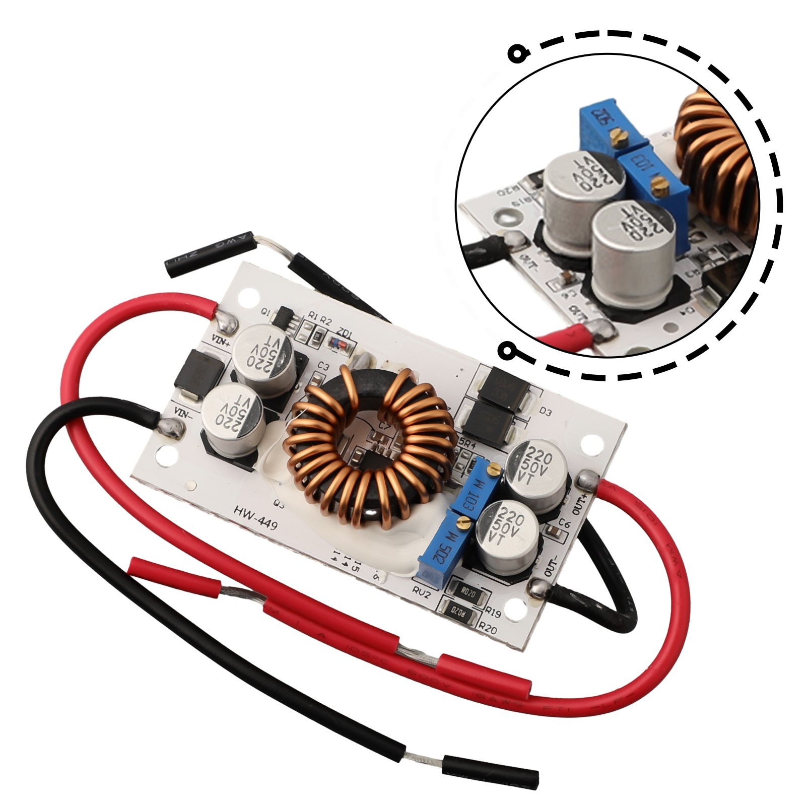 for current Supply Boost Converter DC 8-48v To DC 12-50V DIY Supply