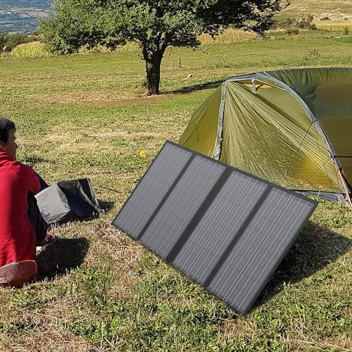 Foldable Solar Panel Charger 60W with 18V DC Output (11 Connectors) for 60w