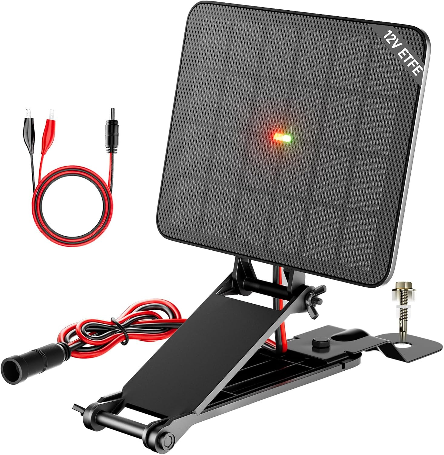 SUNAPEX 12V Deer Feeder Solar Panel 2.4W Monocrystalline Trickle Charger | ETFE
