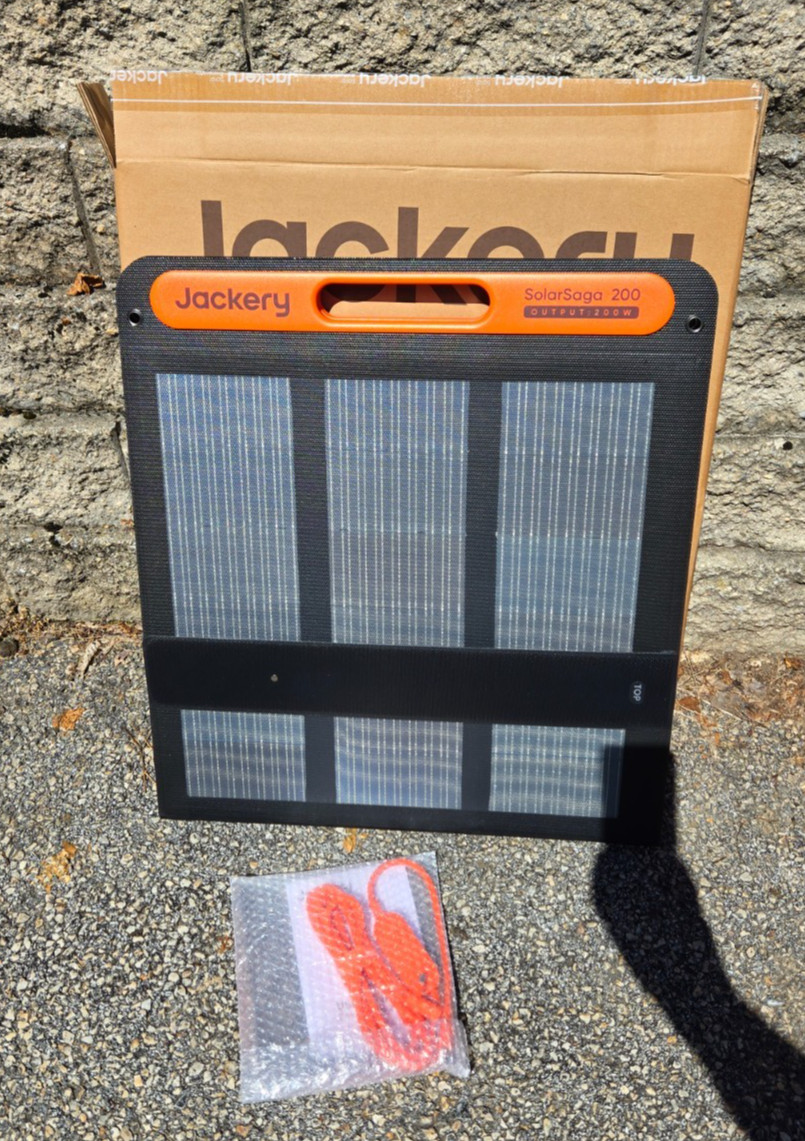 (2) NEW Jackery SolarSaga 200W Portable Solar Panels