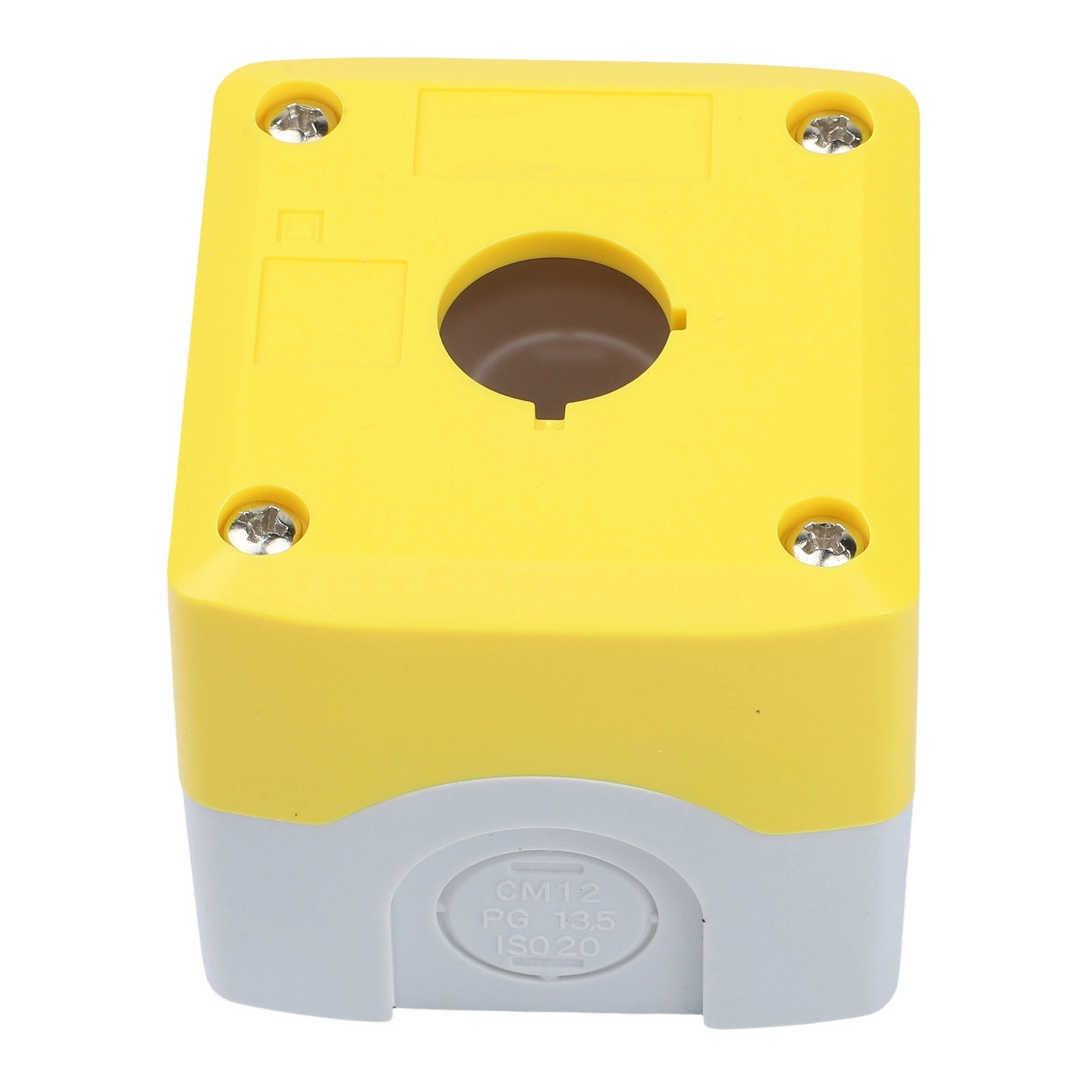 Industrial Push Button Control Box IP65 Waterproof ABS+PC Material Yellow