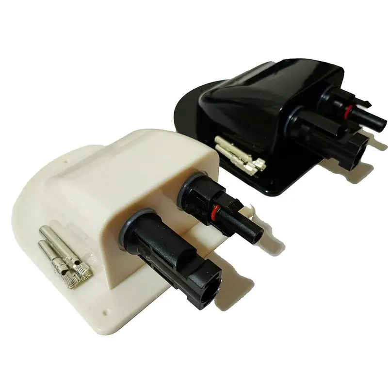 RV Double Wire Entry Gland Box Solar Panel Roof Wire Entry Gland Box Cable Motor