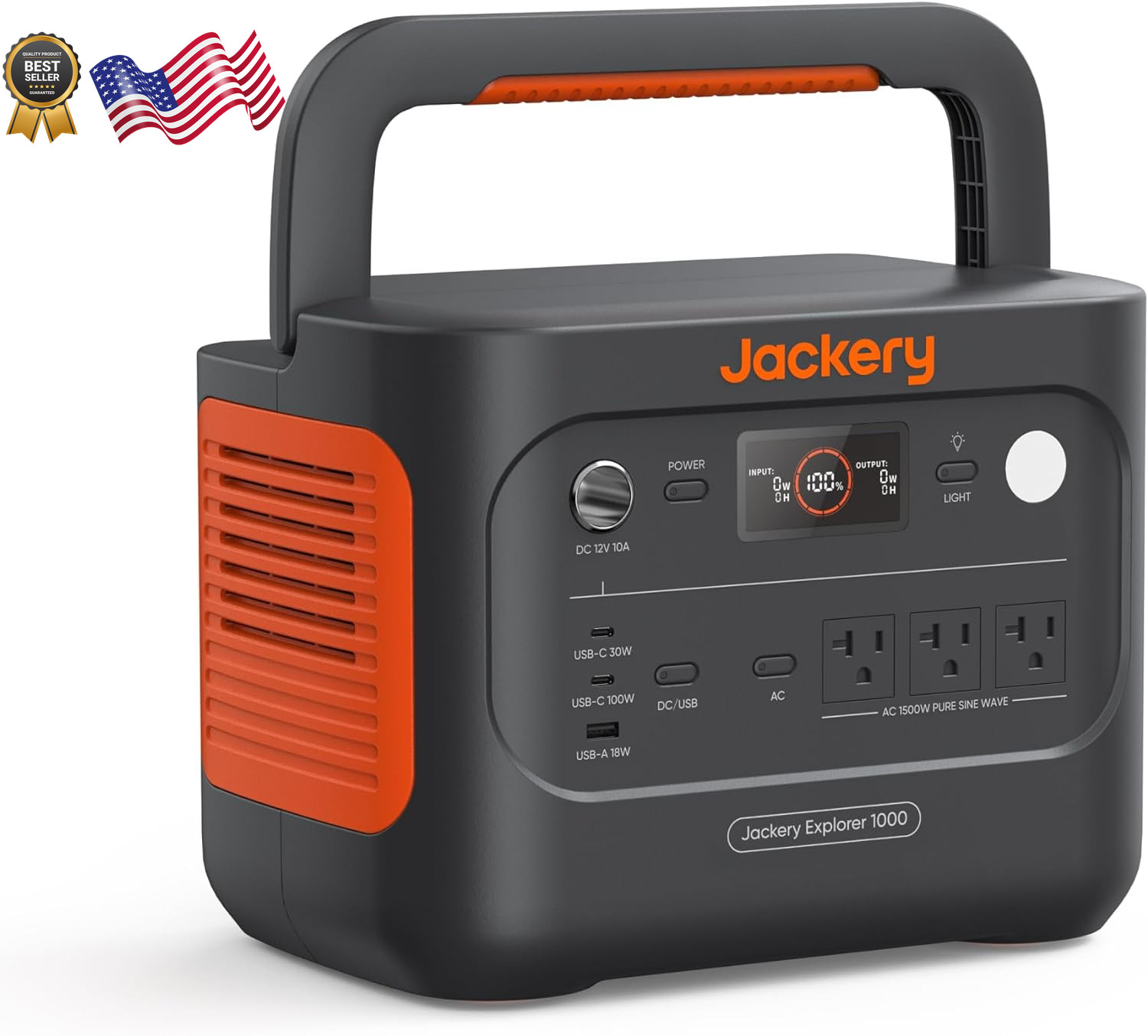 Jackery Explorer Solar Genertor Portable Power Station,1070Wh FREE SHIPPING