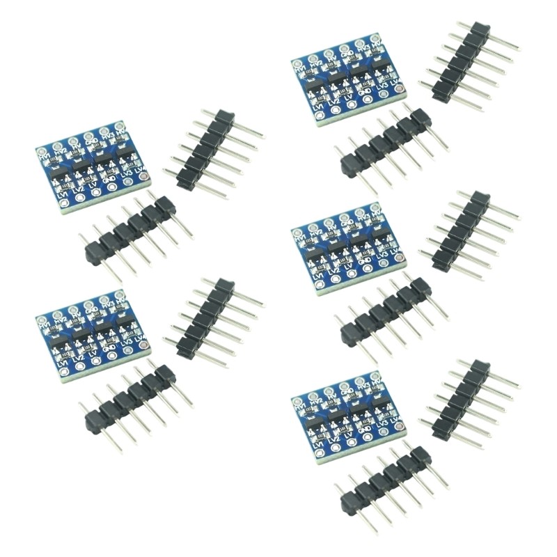 Mixed Device Level Converters Board 3.3V to 5V Shifter with UART I2C and Header