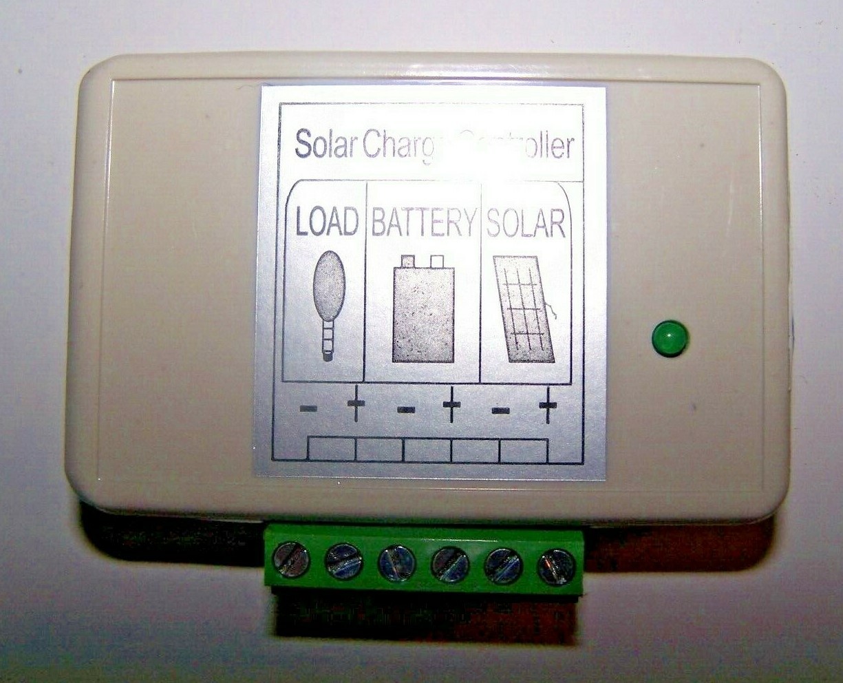 ECO-WORTHY 25 Watt Solar Module w/ Solar Charge Controller & Charging Cables NIB