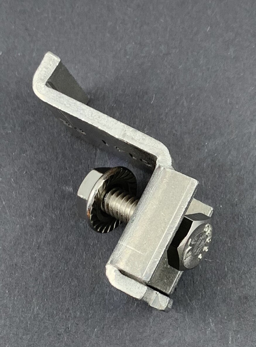 Lot of 4 Ironridge 6000141 Solar Mount End Clamps B 1.41″ Clear Mill Finish