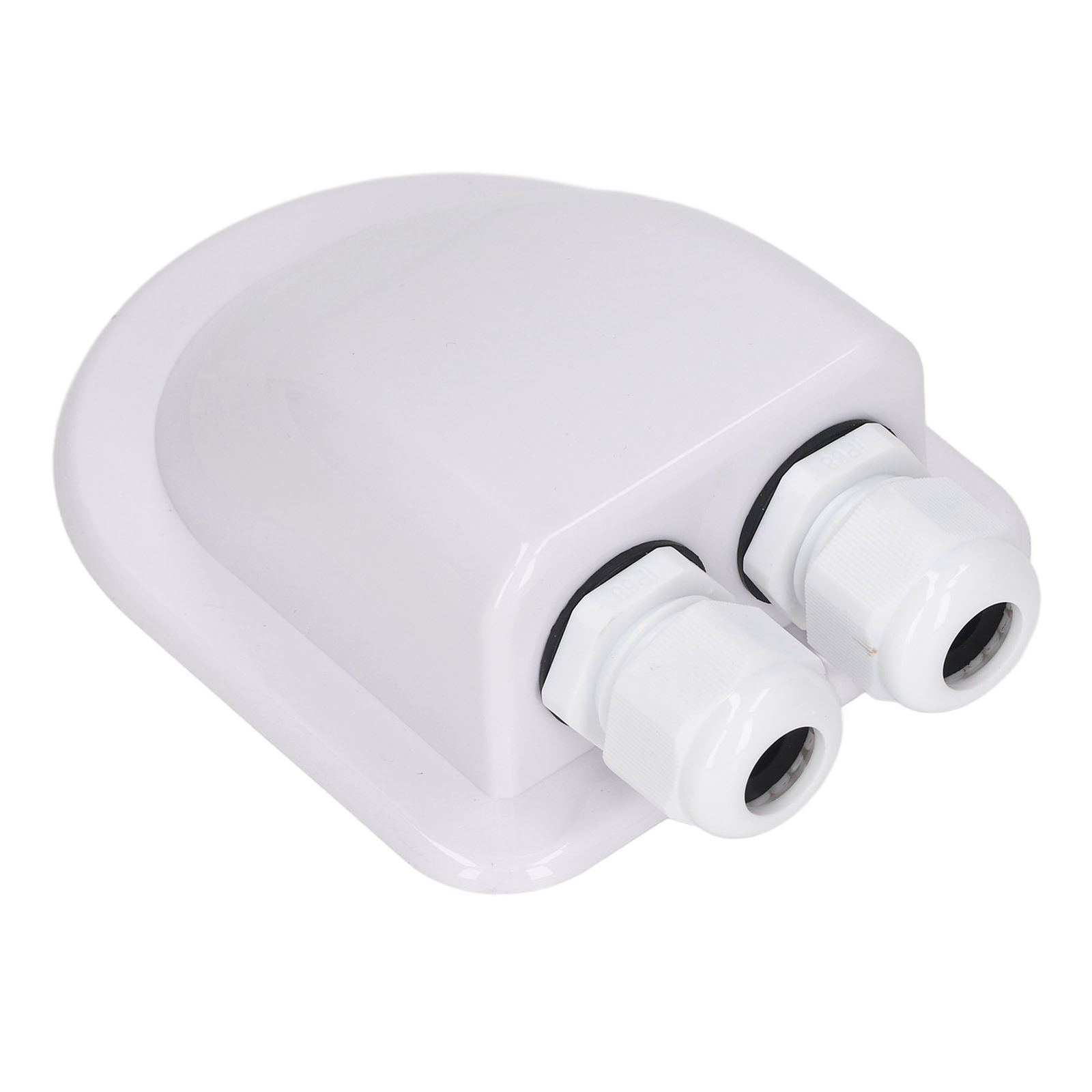 (White)Cable Junction Box Solar Entry Housing UV Resistance Wide Application