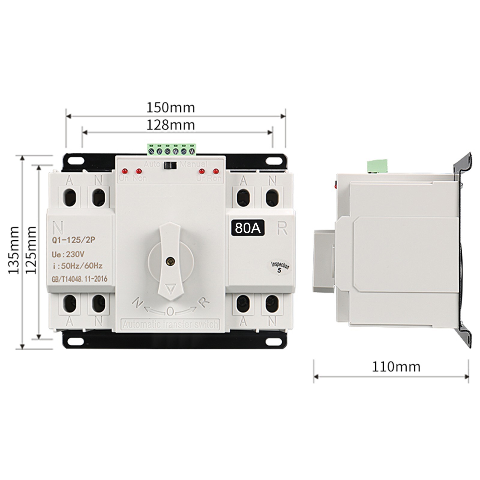 Versatile 2P4P three phase diverter switch Suitable for various applications