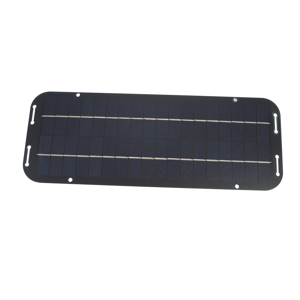 30W Solar Panel 12V Trickle Charger Battery Charger Kit Black For Boat Car RVs