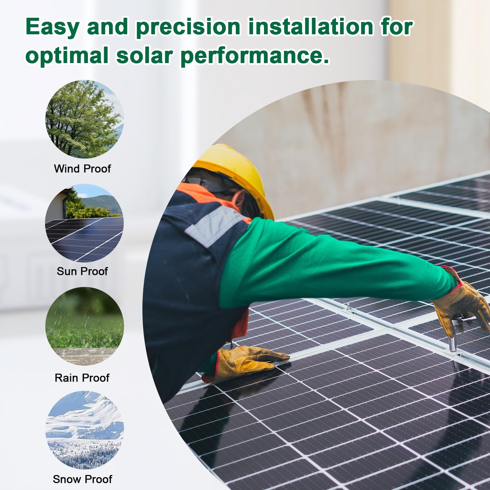 Solar Panel Extension Cable – 10AWG 10FT Solar Wire Cord 10 Gauge PV Wire with F