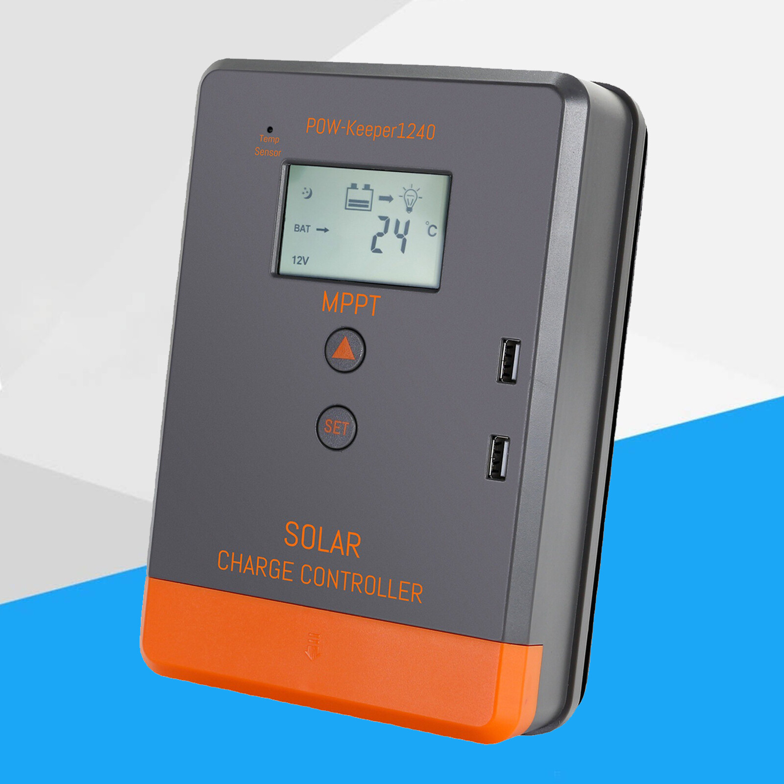 12V 24V 36V 48V Auto 40A MPPT Solar charging controller panel battery Regulator