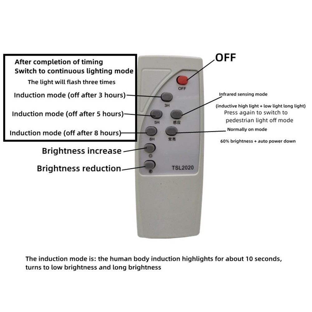 Solar Light Circuit Board with Human Body Induction and Remote 3 2V 3 7V
