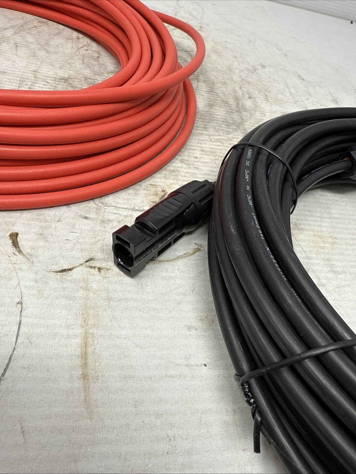PV-LTM8 tov h1z2z2 1×6.0mm^2 -40C to +90C DC 1500V – RED & BLACK – 20ft