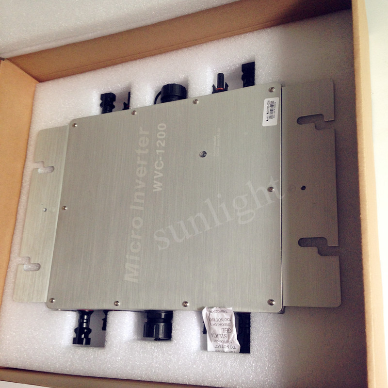 600W 1.2KW grid tie micro inverter Wireless communication mppt pure sine wave