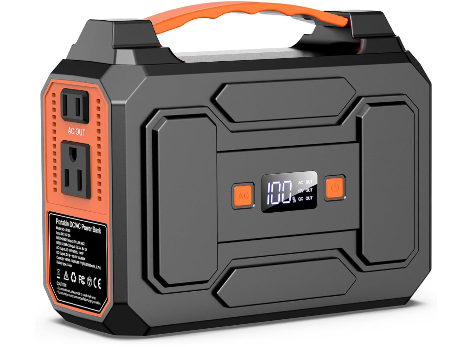 Power bank solar portátil con potencia máxima de 200W y salida continua de 100W