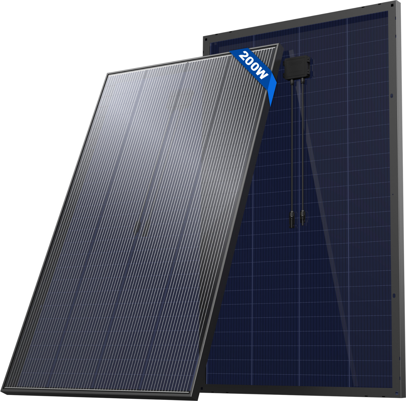 ACOPOWER 200W 24V Bifacial Solar Panel 16BB N-Type 25.4% High Efficiency