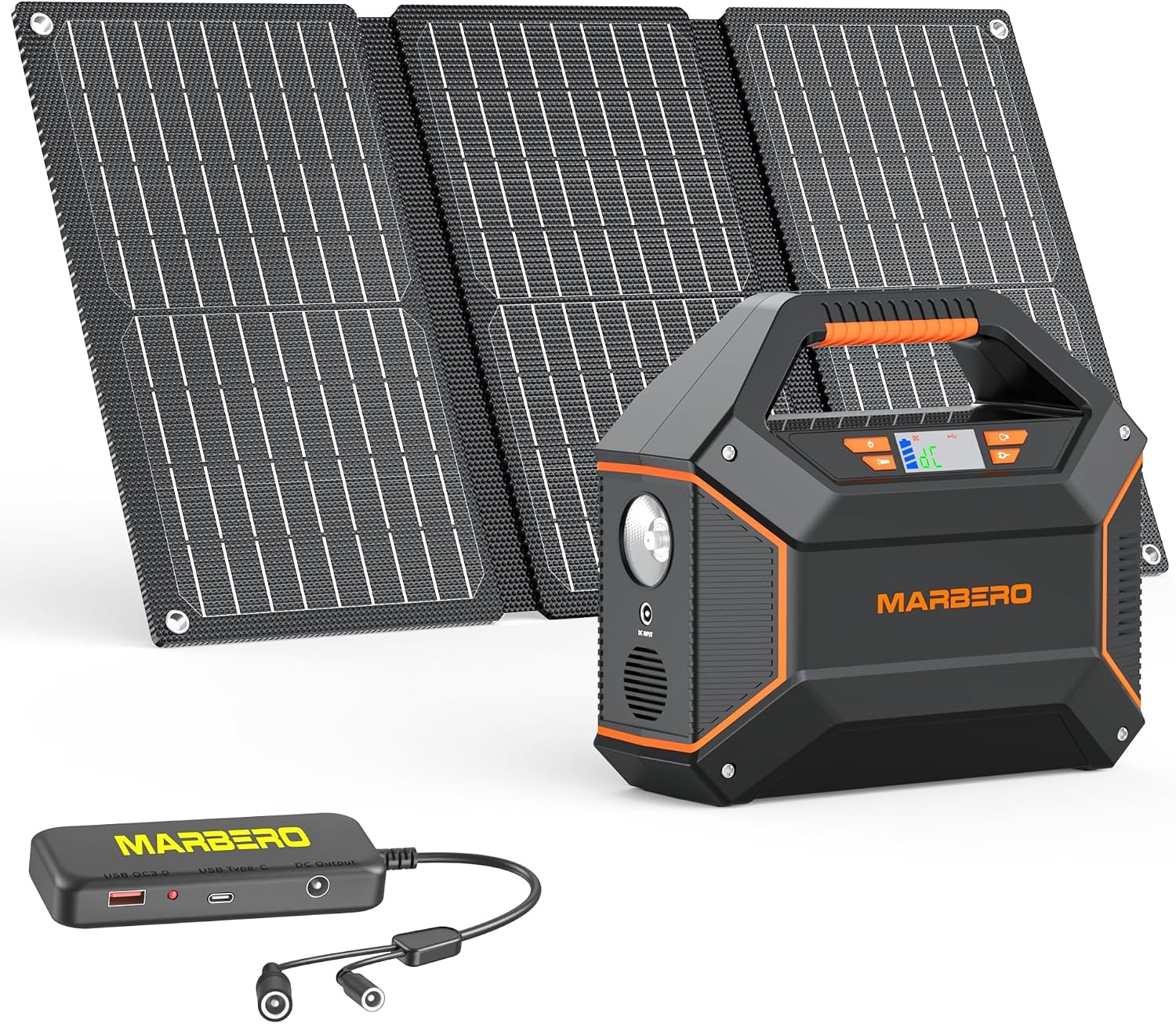 Solar Generator MARBERO 155Wh Panel 30W Portable Emergency