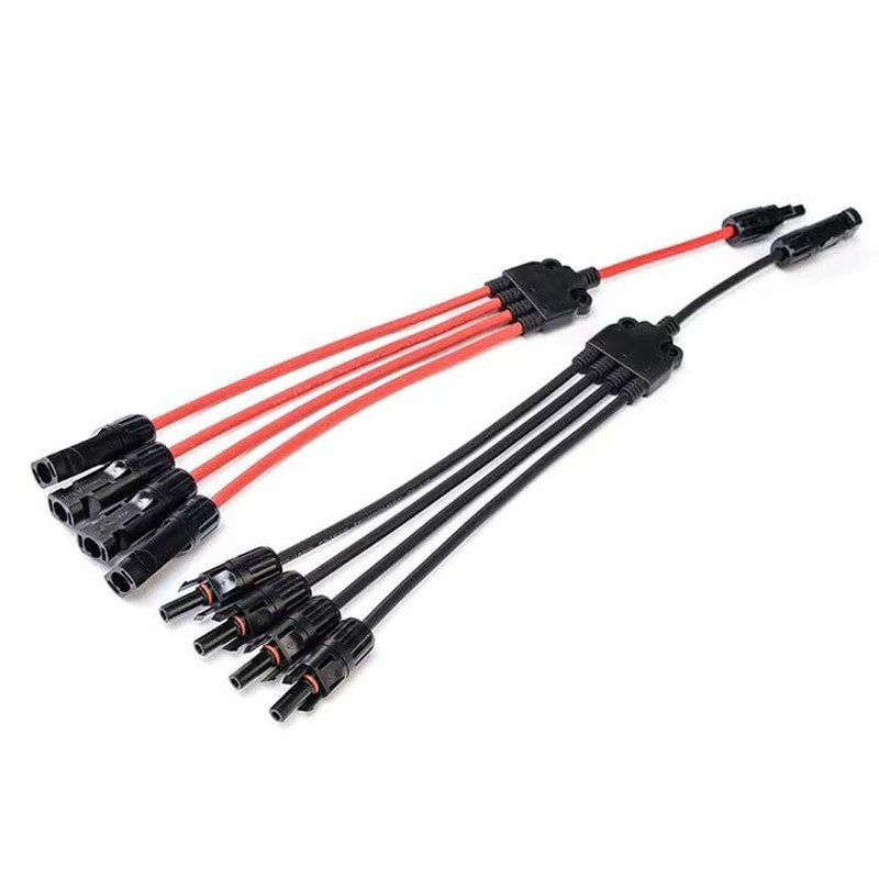 Solar Y Connector ,Solar Panel Connectors, 4 to 1 Splitter,Y Branch Connectors 1