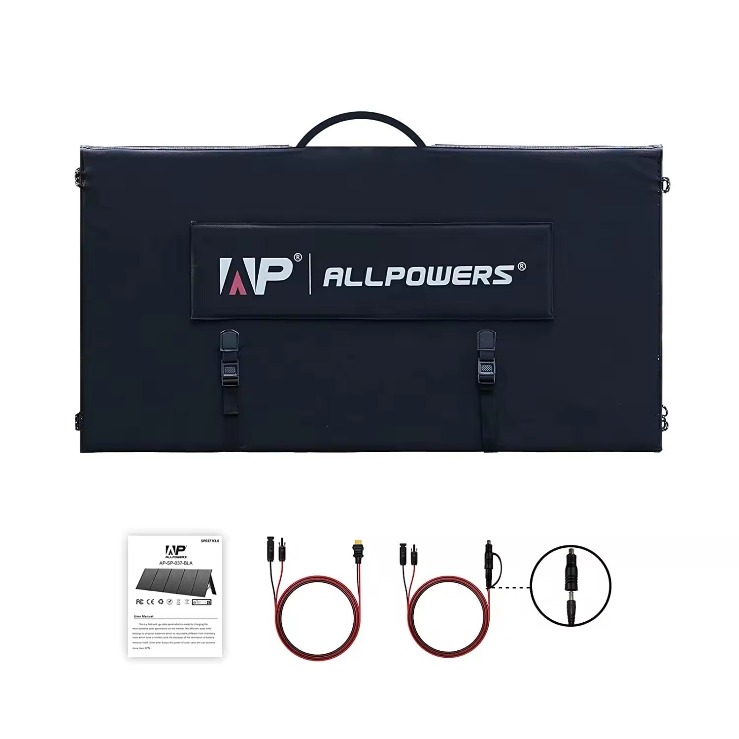 ALLPOWERS Foldable Solar Panel Kits. 200W Power Station Solar Generator.