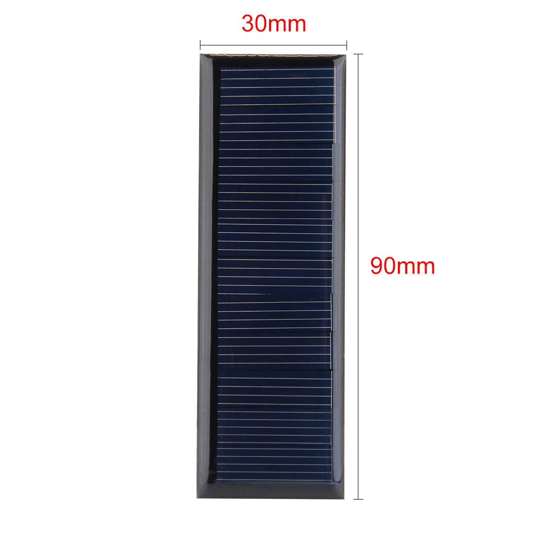 5Pcs 5.5V 60mA Poly Mini Solar Cell Panel Module DIY 90mm x 30mm