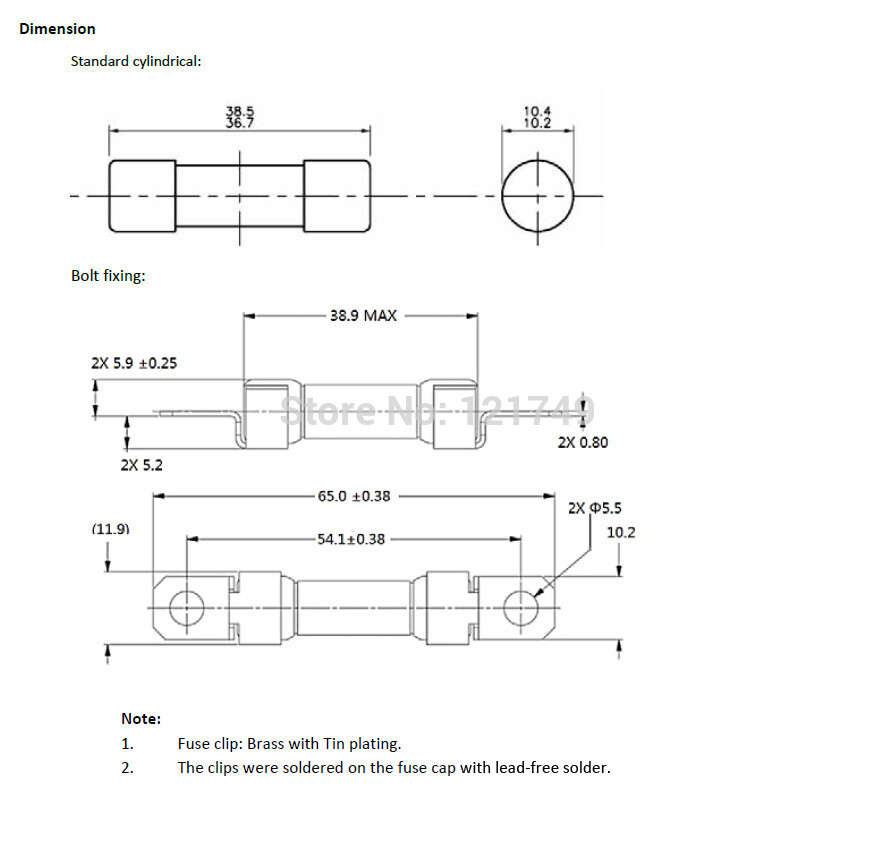 Solar System Fuse | DC 1000V PV Fuses | 10×38 mm 6,10,15,20, or 30 A | US Ship